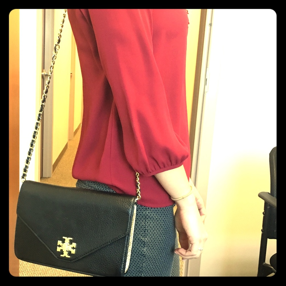 Tory Burch Black & Gold Purse